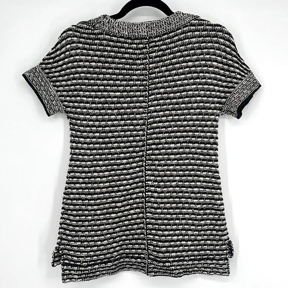 Field & Flower Anthropologie Greta Striped Pullover Sweater Top XS Chunky Knit - Picture 6 of 11